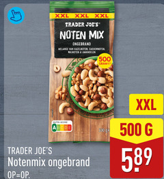  noten 500 xxl trader mix ongebrand melange hazelnoten cashewnoten walnoten amandelen nutri score notenmix 