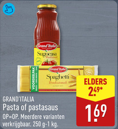  grand italia pastasaus pasta 1 100 250 1500 maestro sugocasa tradizionale spaghetti meerdere elders 