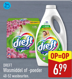  dreft wasmiddel 40 new formula recycled carton with natural mega pack ultimate care touch protection des poeder wasbeurten 