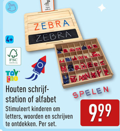  fsc www.fsc.org zebra fino houten schrijf station alfabet stimuleert kinderen letters woorden schrijven spelen 