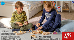  20 31 80 lily badstof pyjama katoen polyester paris bouwstenen pagina 