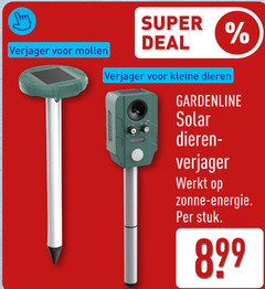  super deal kleine dieren mollen gardenline solar zonne energie stuk 
