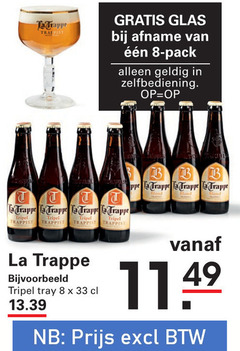 klik op dit plaatje voor een vergroting en voor vergelijkbare aanbiedingen gerelateerd aan
8 33 la trappen glas afname pack zelfbediening tripel trappist tray b 8 33 la trappen glas afname pack zelfbediening tripel trappist tray b