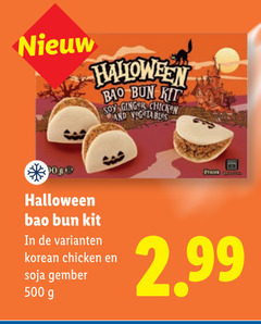  500 halloween kit soy ginger chicken and vegetables korean soja gember 