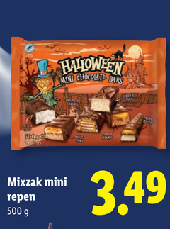  mini chocoladerepen 50 500 5000 halloween chocolate bars trees mixzak repen 