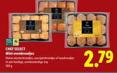  saucijzenbroodjes worstenbroodjes 12 120 360 mini cheese rolls ge beter leven chef select ovenbroodjes kleine kaasbroodjes ovenbestendige tray 