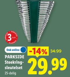  parkside ringsleutelset steeksleutelset 3 25 garant jaar online sleutelset delig 