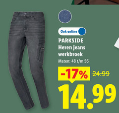  werkbroek 48 online parkside heren jeans maten 