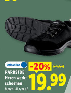  46 online parkside heren werk schoenen maten 
