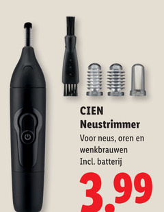  cien neustrimmer neus oren wenkbrauwen batterij 3.99 