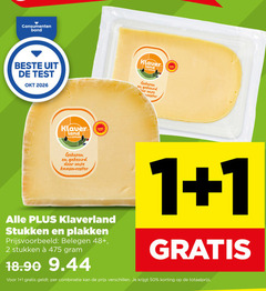  klaverland kaasplakken kaas 1 2 50 consumenten bond klaver land gekozen meester stukken belegen 48 combinatie 