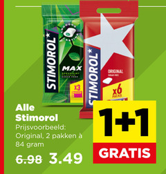  stimorol kauwgom 1 2 original pakken sugar free 
