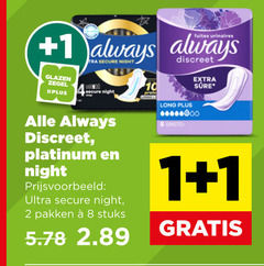  always inlegkruisjes maandverband 1 2 8 10 fuites urinaires secure night glazen zegel discreet platinum ultra pakken stuks re serviettes 