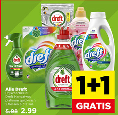  dreft wasverzachter afwasmiddel vaatwasmiddel 1 2 19 99 350 stop with natural ingredients colour protect technology kleurbescherming technologie platinum adoucissant pink bloom new ultimate care longtemps handafwas quickwash flessen ml langer 3x 