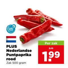  puntpaprika 500 planet proof nederlandse rood zak 
