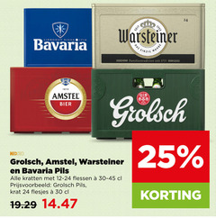  bavaria grolsch warsteiner amstel krat bier 24 25 30 1870 lieshout seit das einzig wahre familientradition gb pils kratten flessen 