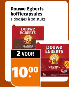 douwe egberts koffiecups 2 20 1000 koffiecapsules doosjes stuks original lungo 