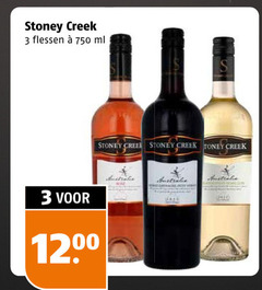  stoney creek rose rode wijn witte 3 750 flessen ml australie 