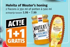  melvita honing 1 2 350 500 ml potten actieprijs 3.99 nederlandse mol bloemen 