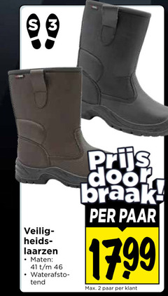 klik op dit plaatje voor een vergroting en voor vergelijkbare aanbiedingen gerelateerd aan
veiligheidslaarzen 2 46 veilig laarzen maten paar veiligheidslaarzen 2 46 veilig laarzen maten paar