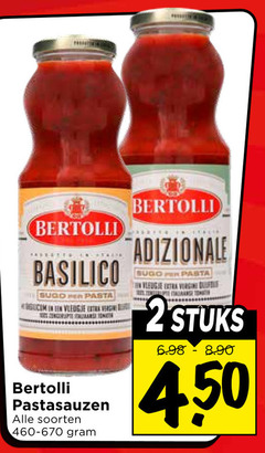  bertolli pastasaus 2 basilico sugo pasta pastasauzen soorten tradizionale virgin stuks 