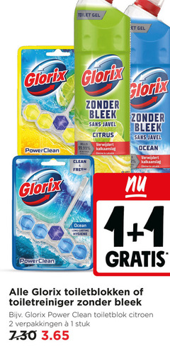  glorix toiletblok toiletreiniger 1 2 9 toilet gel bleek sans citrus verwijdert kalkaanslag bacteria clean fresh le calcaire ocean lasting hygiene toiletblokken power citroen stuk 