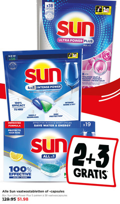  sun vaatwasmiddel 1 2 3 5 100 capsules effective short eco ultra power all new shop 4in1 intense with cleanboost technology vaat machine droog frisse geur 3x actions vaisselle parfait parfum frais efficacy stains improved formula protects your deeply dish protection shine dry save water energy 99 vaatwastabletten pakken vaatwascapsules 