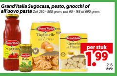  grand italia pastasaus tagliatelle pesto pasta 90 250 500 sugocasa gnocchi zak pot ricetta italiana stuk 