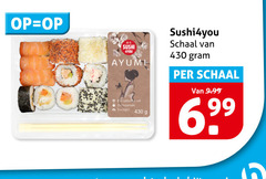  sushi 3 430 8x roll 3x nigiri schaal 