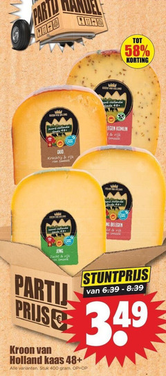  kaas 1 400 party holland hollandse gouda 48 rijk don belegen smack jong zacht kroon stuk 