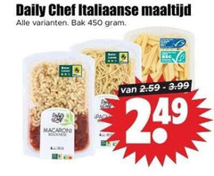  daily chef italiaanse maaltijd 450 bak macaroni 