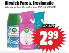  airwick luchtverfrisser 24 250 freshmatic bus spray ml fresh stop odeurs 2 99 