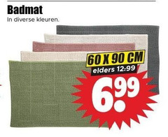  badmat 60 90 kleuren cm elders 69 