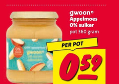  gwoon appelmoes 360 tower suiker pot 
