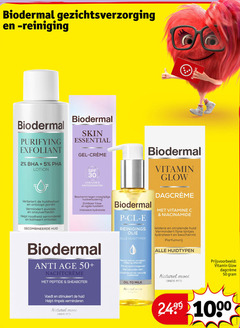  2 5 30 50 1000 1975 biodermal gezichtsverzorging reiniging kruidvat purifying exfoliant lotion huidtextuur ontstopt puistjes onzuiverheden roodheid verminderen kalmeert irritaties gecombineerde huid skin essential gel uva uvb antioxidanten beschermt huidveroudering zichtbaar frisse egale huidteint intensieve hydratatie anti visage peptide reinigings olie huidtypen reinigt mild verwijdert make up effectief fris zocht huidgevoel natuurlijke ondersteunt natuurlijk oil to milk naturel vitamin glow vitamine heldere fijne lijntjes hydrateert parfumvrij stimuleert rimpels 