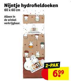  2 60 nijntje hydrofieldoeken cm kleur wereld hydrofiele doek pack lot lingettes pak 