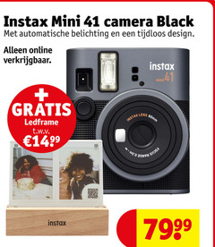  instantfotocamera instax mini camera black automatische belichting tijdloos design online t.w.v. lens 60mm 