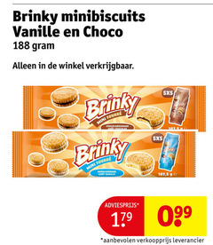  biscuit brinky minibiscuits vanille choco mini fourre chocoladesmaak chocolat brink ge vanillesmaak 5 