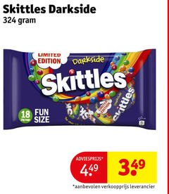  18 skittles darkside limited edition fun bags size other 