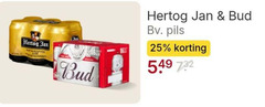  bud hertog jan blikjes bier 25 pils 