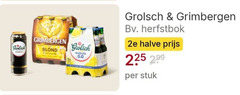  grimbergen grolsch speciaalbieren 225 blond radler 0.0 herfstbok 2e halve stuk 