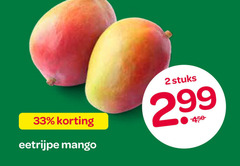  mango 2 33 eetrijpe stuks 