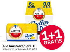  amstel radler bier 1 6x 300ml 0.0 varieeren five 
