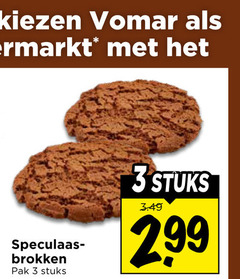  speculaas 3 kiezen supermarkt brokken pak stuks 2 99 