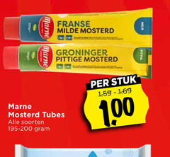  marne mosterd tubes soorten franse milde groninger pittige stuk 1 00 