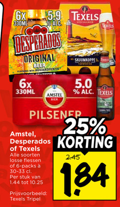  amstel texels desperados blikjes bier speciaalbieren 6 25 6x 330ml day original beer flavoured with skuumkoppe pilsener soorten flessen stuk tripel 