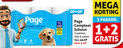  page toiletpapier 1 2 3 6 schoon vleugje katoen fsc rollen 3d wave textuur reinigt beter minder gebruiken pakken mega 