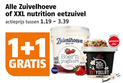  1 zuivelhoeve xxl nutrition eetzuivel actieprijs yoghurt protein vanilla 
