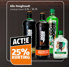  hooghoudt berenburg kruidenbitter jenever 25 actieprijs des kruiden zachtbitter honing 