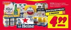  heineken amstel 0.0 hertog jan grolsch blikjes bier alcoholvrij 1 2 6 10 30 1030 1870 6x radler www 330ml pack reine 00 pak 25 33 discountprijs pakken 